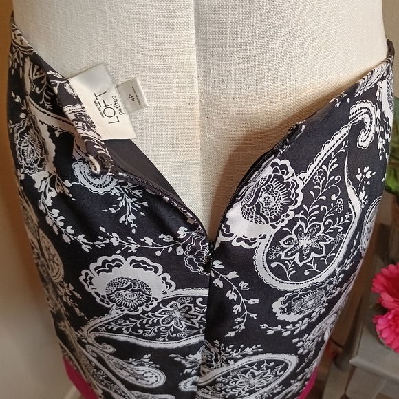 Ann Taylor Loft Petite Silk Skirt 4P - Picture 3 of 14